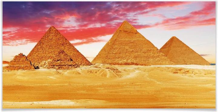 Produktbild Trenddeko Die Pyramiden von Gizeh (150 x 75 cm)