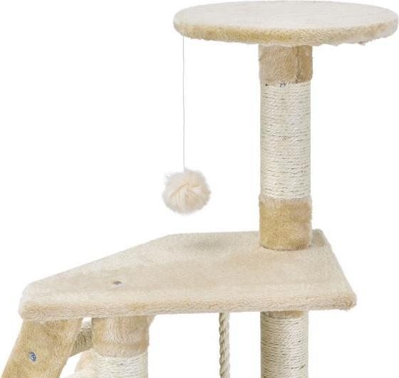 Produktbild Juskys Sams Pet Kratzbaum Buffy (118 cm, Beige)