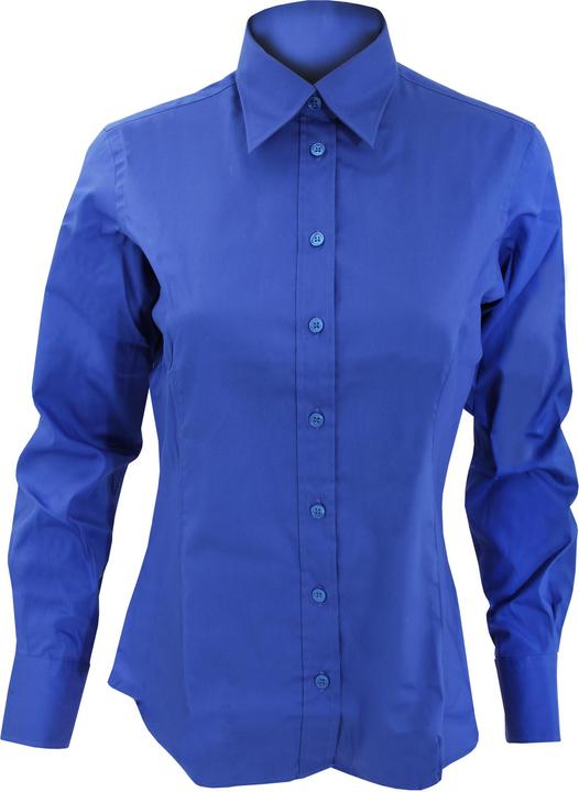 Kustom Kit Corporate Oxford Bluse Langarm