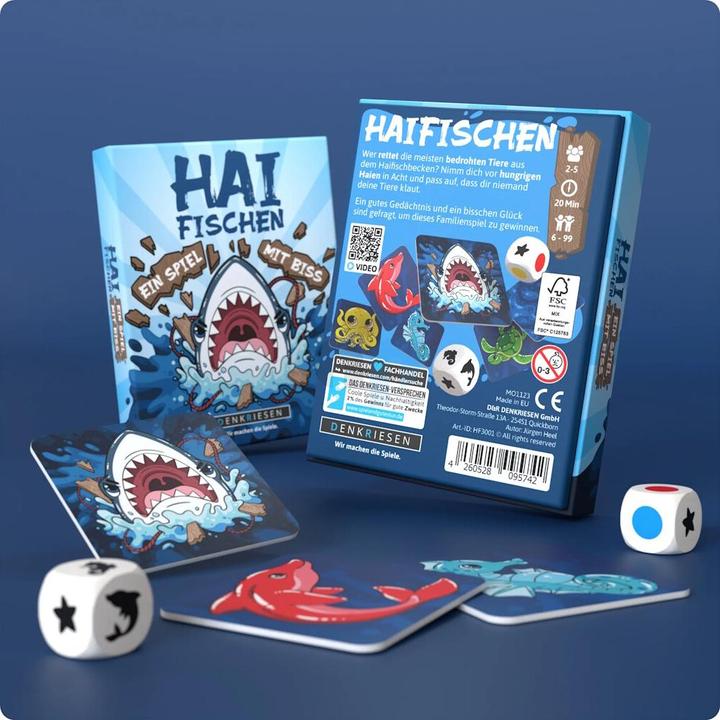 Produktbild Denkriesen HAIFISCHEN - Ein Spiel mit Biss (Deutsch)