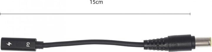 Image du produit PowerGuard USB-C vers adaptateur Lenovo IBM Thinkpad connecteur rond (7.9 x 5.4mm) (90 W)