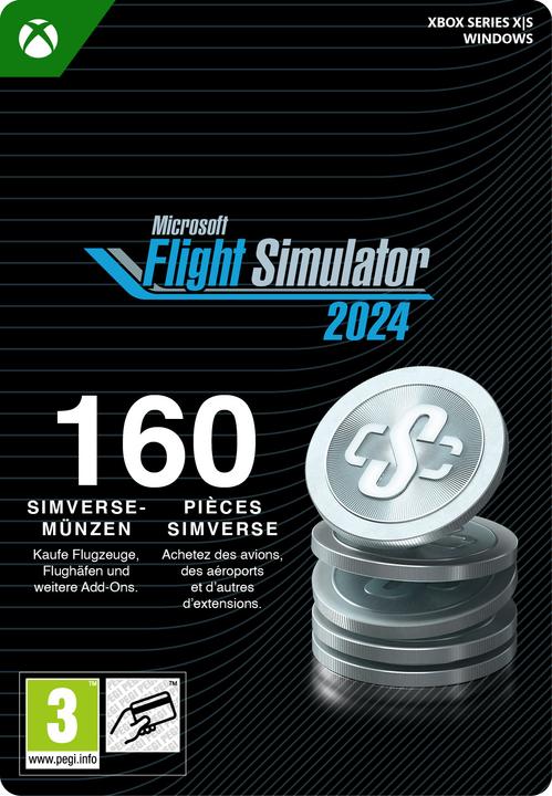 Image du produit Microsoft Xbox Flight Simulator 2024 - 160 Simverse Coins Download Code