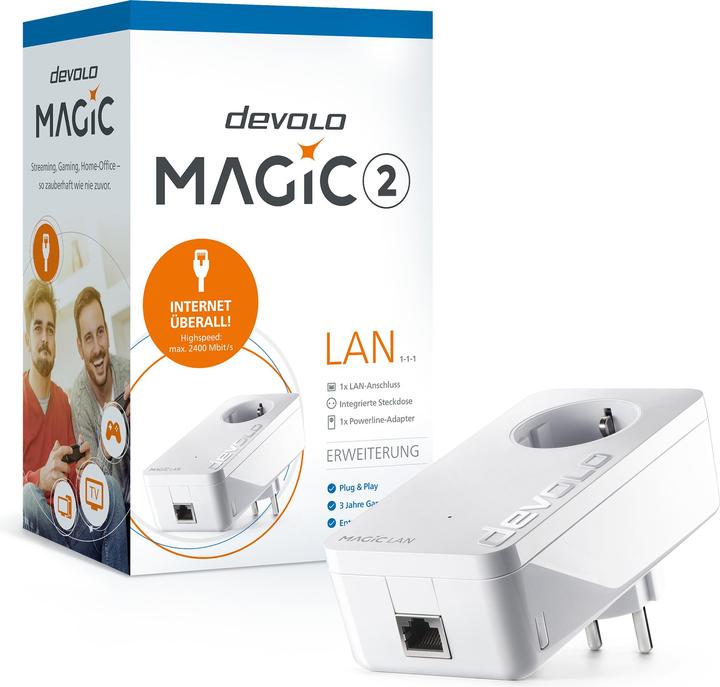 Actual product image Devolo Magic 2 Lan (2400 Mbit/s)
