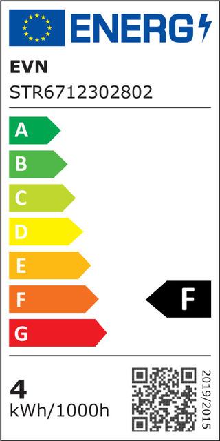 Label énergétique EVN Bande lumineuse à LED (Blanc, 500 cm, Intérieur)