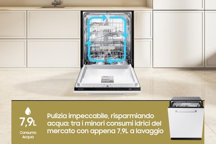 Actual product image Samsung DW60CG880B00 Concealed Dishwasher