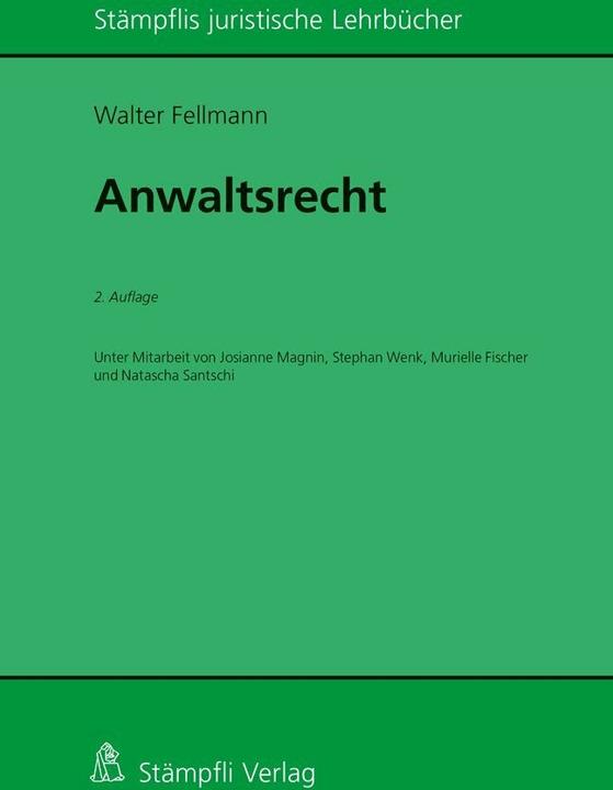 Image du produit Anwaltsrecht (Allemand, Walter Fellmann, 2017)