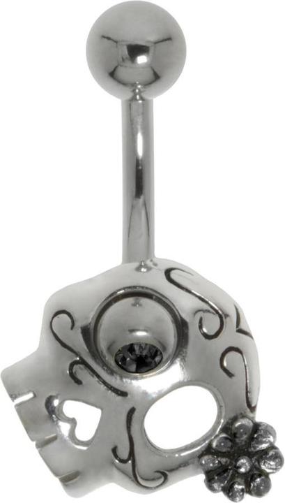 Produktbild Bijouteria Bauchpiercing (Chirurgenstahl 316L, Kristall, Silber 925, Email)