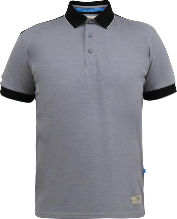 DUKE D555 Prinstead Poloshirt Gerippter Kragen