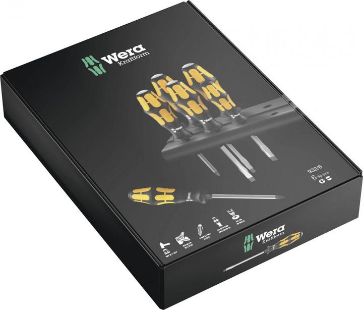 Actual product image Wera 932/6 Rack (Slotted screws, Phillipps cross recess (PH))