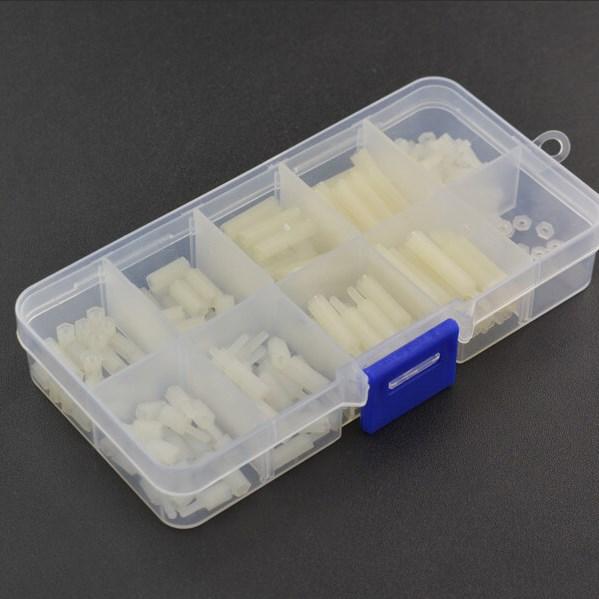 Immagine prodotto DFRobot Distanziatore esagonale M2 in nylon 260 pezzi.