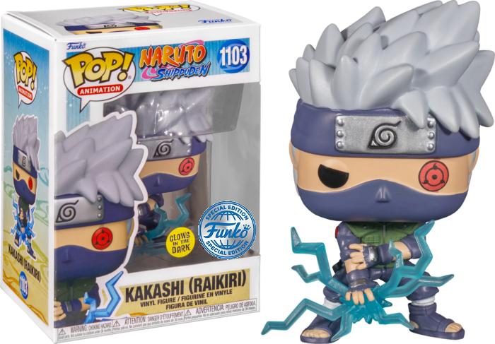 Produktbild Funko POP! Naruto Shippuden Kakashi (Raikiri) Exclusive Phosphorescente