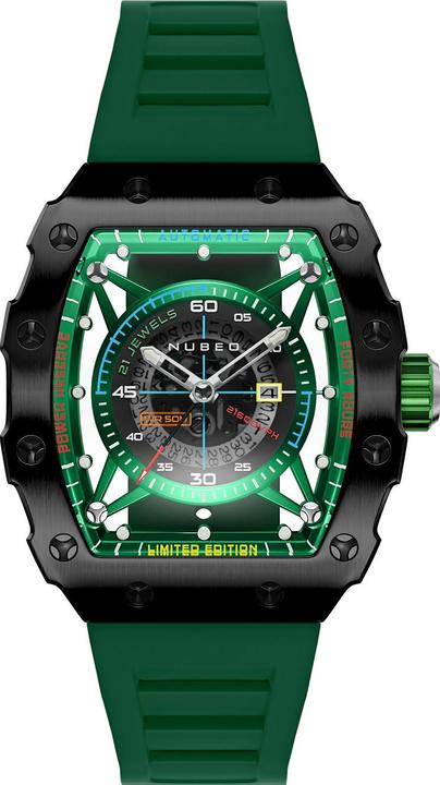 Produktbild Nubeo NB-6080-03 Herrenuhr Huygens Automatik Limited 43mm 5ATM