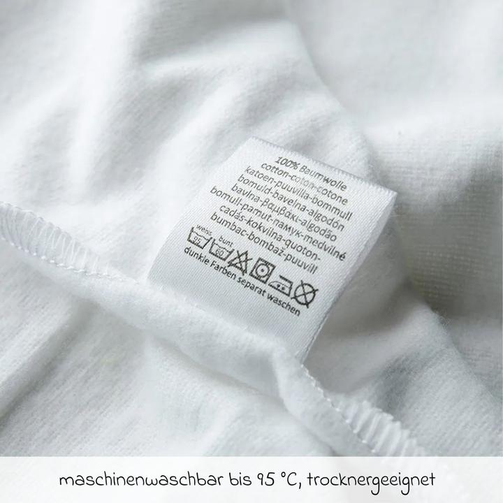 Produktbild Makian Moltontücher Moltontuch 5er Pack 80 x 80 - Weiss (80 cm, 80 cm)