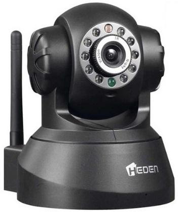 Immagine prodotto Telecamera IP VisionCam Cloud, HEDEN, interieur motorisee, V2,4 noir (640 x 480 pixel)