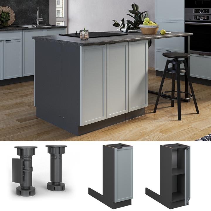 Actual product image Vicco Kücheninsel Fame-Line (30 x 30 x 82 cm)