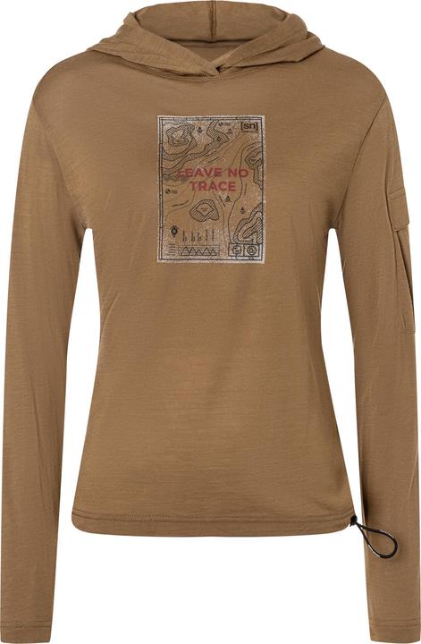 Super Natural Damen Trace Light P Hoodie Langarm (M)