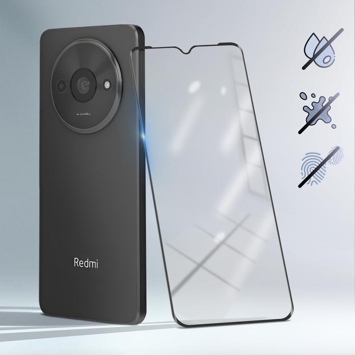 Actual product image Bigben Tempered glass film (1 Piece, Xiaomi Redmi A3)