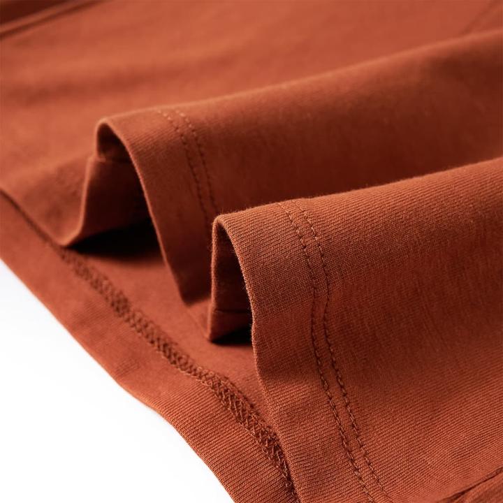 Produktbild VidaXL Kinder-Langarmshirt Cognac 140,Material: 95 % Baumwolle. 5 (140)