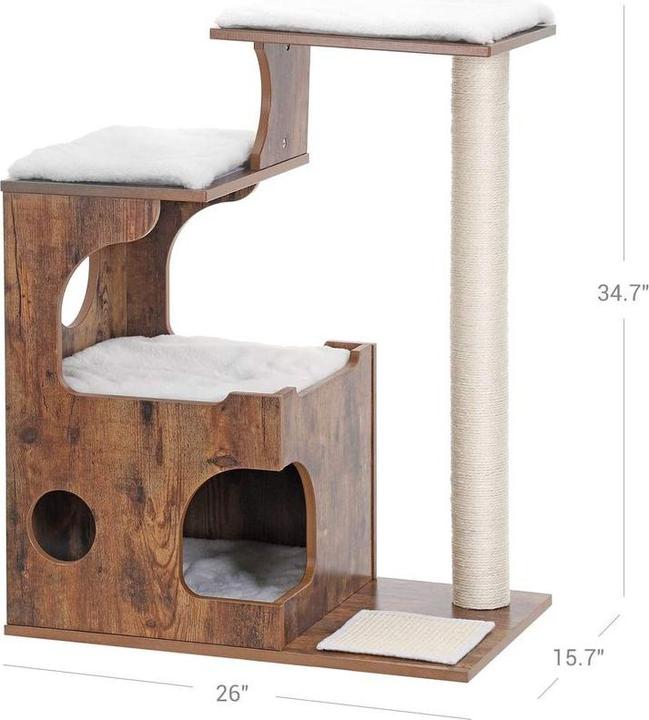 Immagine prodotto Feandrea Sila (86 cm, Nero, Marrone rustico)