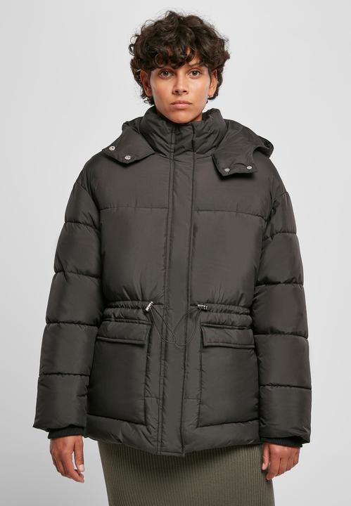 Actual product image Urban Classics Ladies Waisted Puffer Jacket - 19397 (XS)