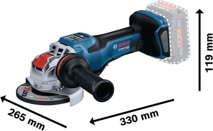 Produktbild Bosch Professional GWX 18V-15 PSC (125 mm)