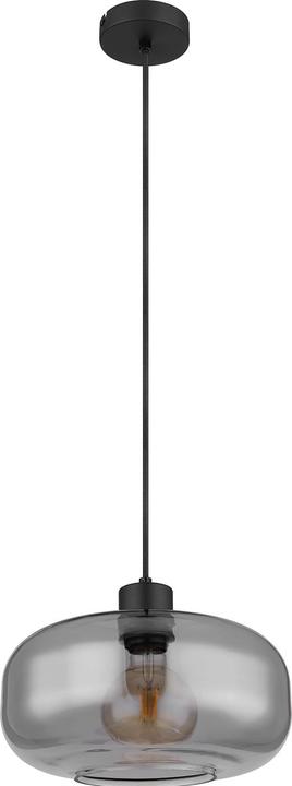 Globo Suspension lamp Giuseppe black matt 1xE27 (E27)