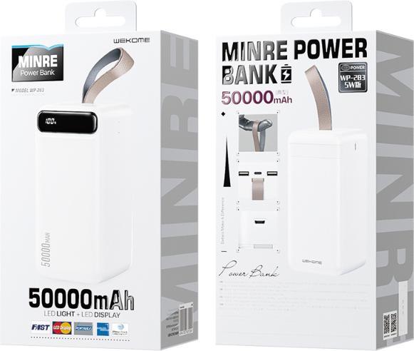 Actual product image Weingärtner WK Power Bank 50000mAh MINRE White WP-283 (50000 mAh)