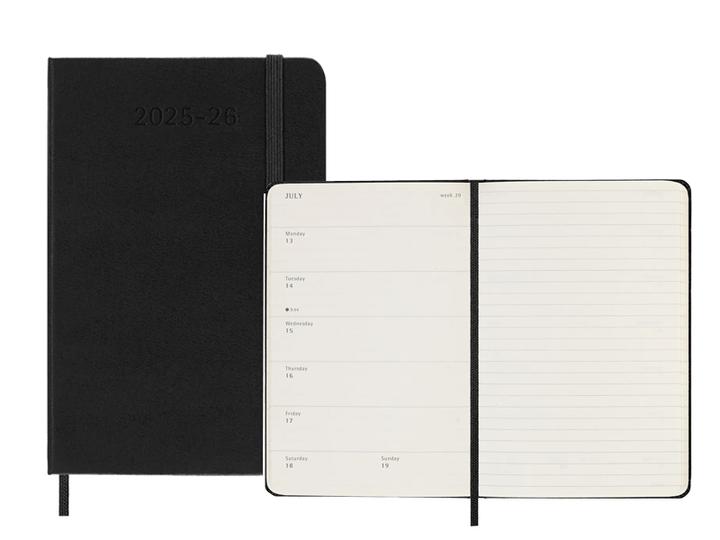 Actual product image Moleskine Schüleragenda Hard Cover Weekly Notebook (9 x 14 cm, English)