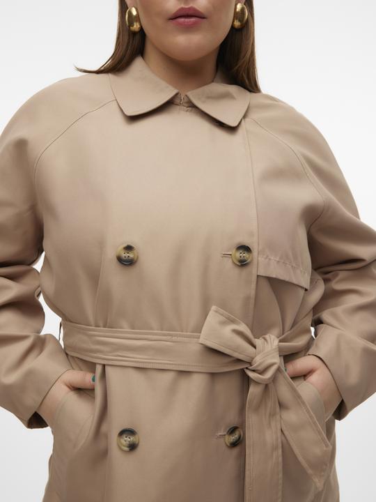 Actual product image Vero Moda Fly-Away Collar Curve Coat Trench Coat (48)