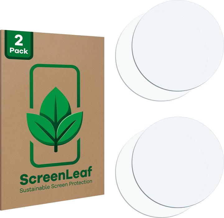 Immagine prodotto ScreenLeaf Pellicola protettiva, Proteggi Schermo Sostenibili, Clear, Antigraffio (2 Pezzo/i, Xiaomi Poco X7 Pro)