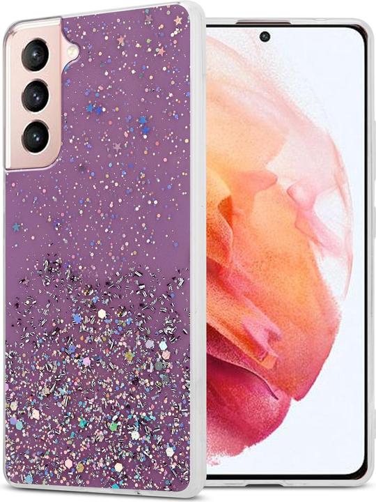 Viola con glitter