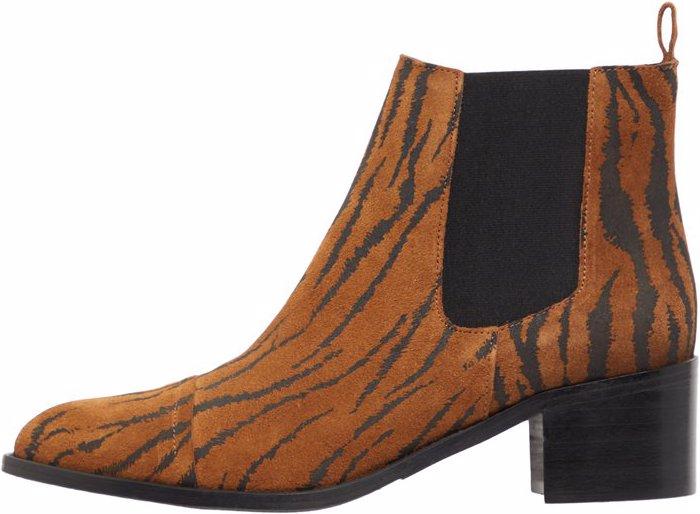 Produktbild Bianco Bedruckte Leder Chelsea Boots (41)