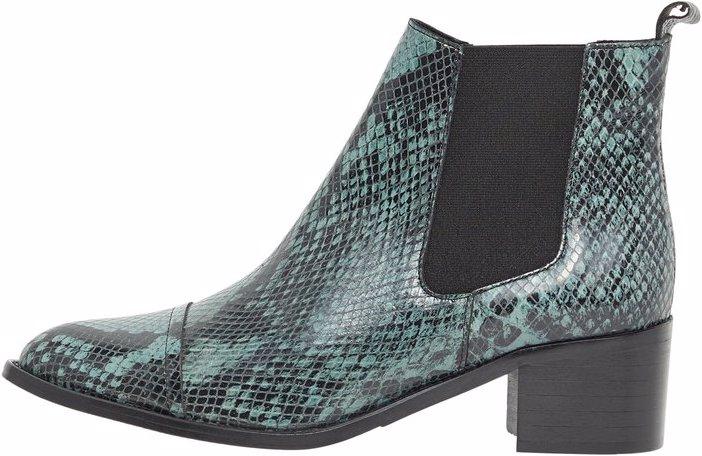 Actual product image Bianco Printed leather Chelsea boots (39)