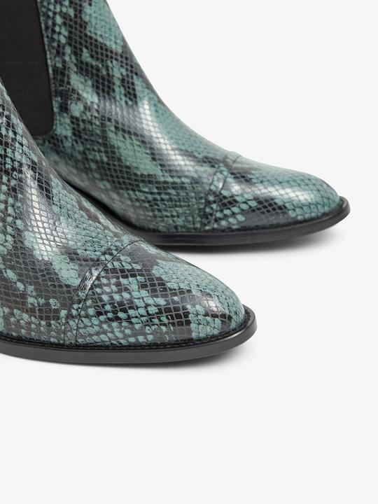 Actual product image Bianco Printed leather Chelsea boots (39)