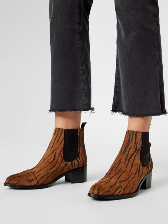 Produktbild Bianco Bedruckte Leder Chelsea Boots (41)