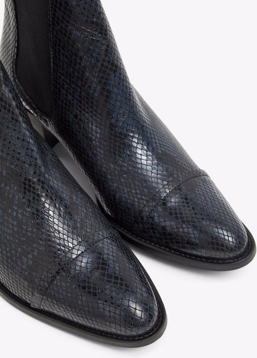 Actual product image Bianco Printed leather Chelsea boots (39)