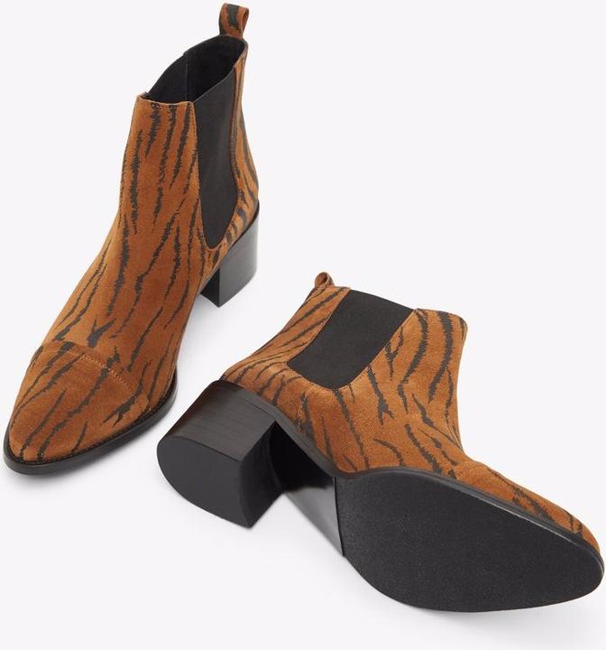 Produktbild Bianco Bedruckte Leder Chelsea Boots (41)