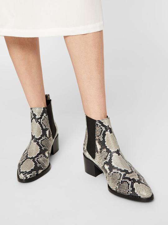 Image du produit Bianco Bottes Chelsea en cuir imprimées (42)