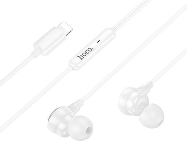 Immagine prodotto Hoco M116 Benevolent Kabelgebundenes Headset Weiss (Cablato)
