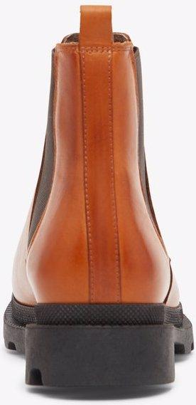 Actual product image Bianco Leather Chelsea Boots (38)
