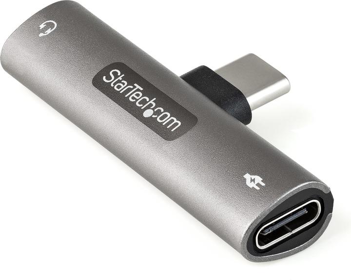 StarTech USB-C Audio- & Ladeadapter - USB-C Audio Adapter mit -TRRS-Kopfhörer-/Headset-Buchse und USB-Typ-C (USB, 3.5mm Klinke, USB 3.2)