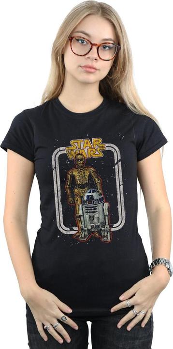 Immagine prodotto Star Wars R2-D2 And C-3PO Vintage Maglietta Donna (XL)