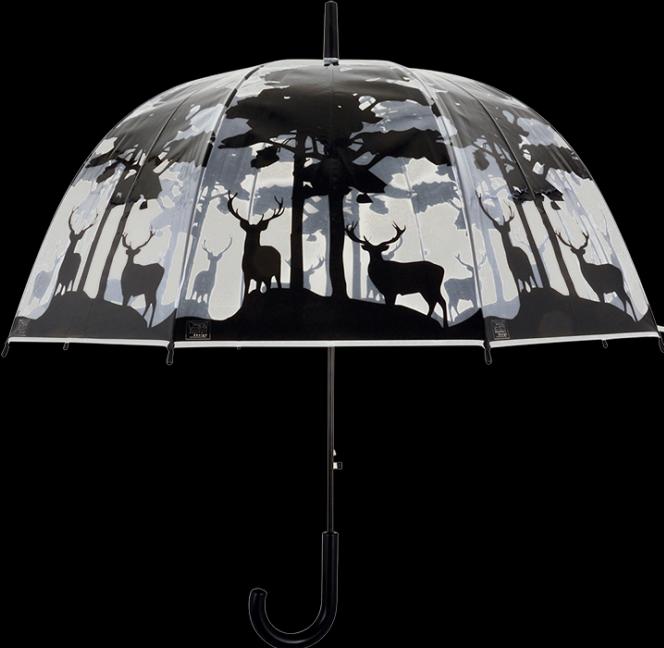 Image du produit Esschert Design Parapluie forêt transparent / noir