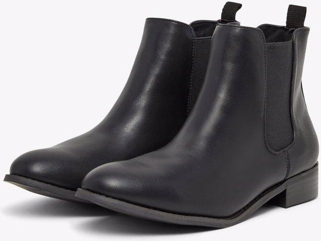 Immagine prodotto Bianco Stivali Chelsea in pelle WIDE FIT (38)