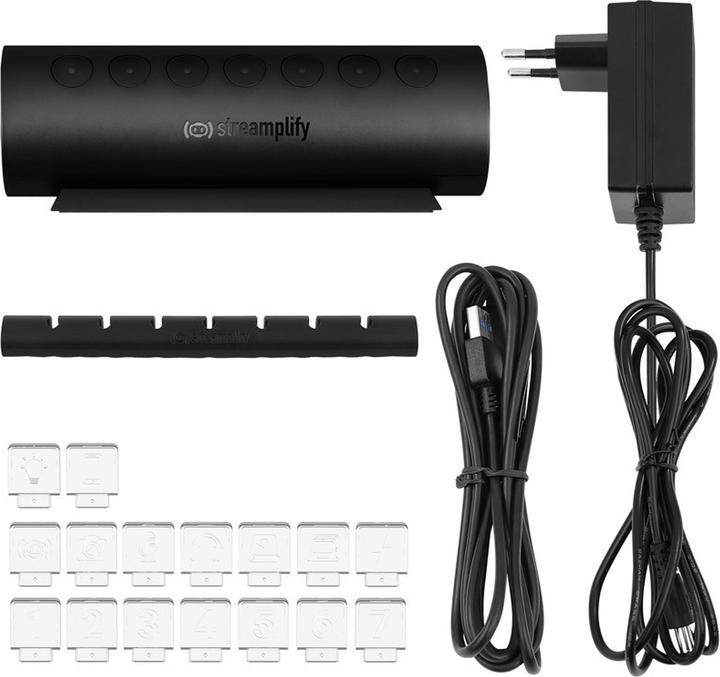 Actual product image Streamplify Hub Ctrl 7 Slot (USB-A, 7 Ports)