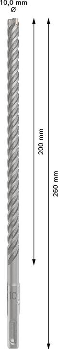 Produktbild Bosch Zubehör PRO SDS plus-5X Hammerbohrer (10 Millimeter)