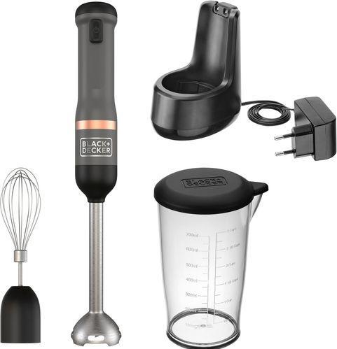 Image du produit Black & Decker Mixeur plongeant Kitchen Wand Gris, 2 pièces