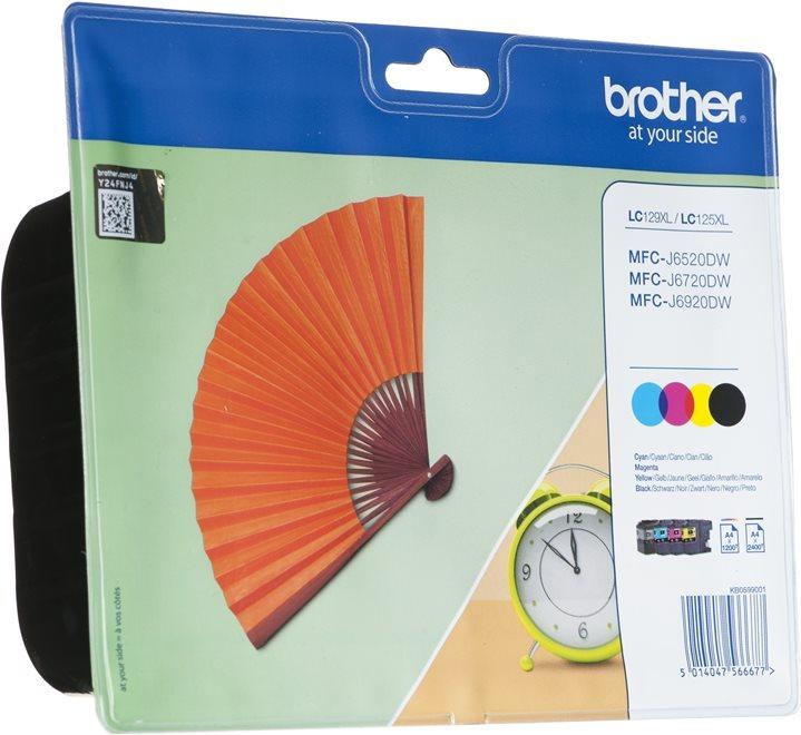 Actual product image Brother LC-129XL Value Pack (M, FC, Y, C)