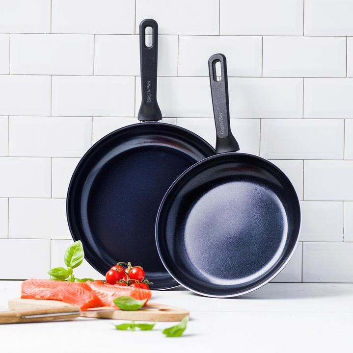 Immagine prodotto Greenpan Memphis Set di pentole in ceramica - 24 + 28 cm - PFAS-vrij (Set di pentole e padelle da cucina, Alluminio)
