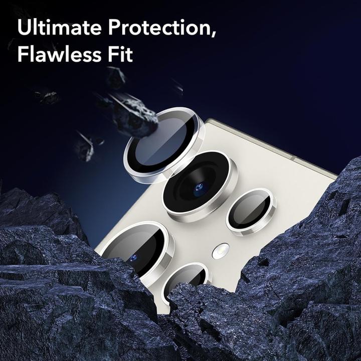Actual product image Anank Samsung Galaxy S25 Ultra - armoured glass rear camera - transparent single - (99AR + Corning) (1 Piece, Samsung Galaxy S25 Ultra)